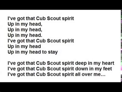 The MacScouter's How to Build a. . Cub scout songs